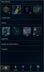 Conta League of Legends Gold com skins LOL
