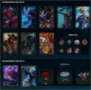 Conta League of Legends Gold com skins LOL