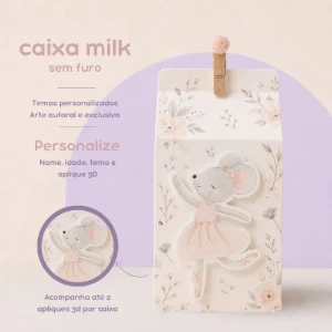 Caixa Milk Personalizada em Kits de 10, 20 ou 30 - Artesanato e Personalizados