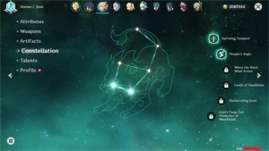 Conta AR 54 com ayato, ganyu, kazuha, jade cutter, etc. - Genshin Impact