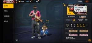 Vendo conta de free FIRE GEMADA com segundo passe
