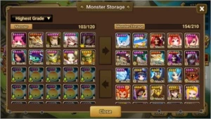 Conta END GAME / HERTREIT NAT5 LD - Summoners War