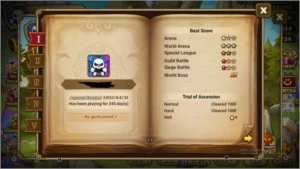 Conta END GAME / HERTREIT NAT5 LD - Summoners War