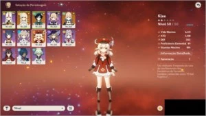 Venti, Jean, Klee e Outros! AR 36! Server NA - Genshin Impact