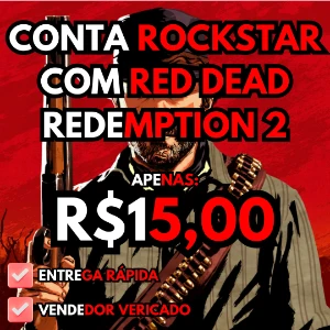 Conta Rockstar Com Rd2 Instálavel (Online/Offline) - Red Dead Online