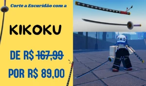 Corte a Escuridão com a Kikoku - Roblox