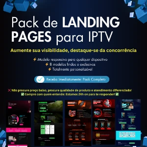 Pack De Landing Pages Para Iptv 2024 - Outros