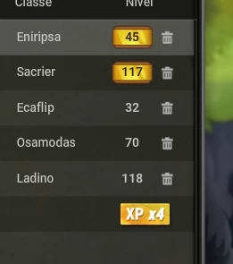 Conta Croca, Eni 45 omega e sacrier 117 omega - Dofus