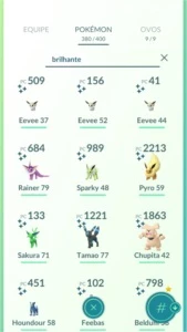 Conta de Pokémon GO