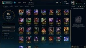 CONTA LEAGUE OF LEGENDS PLATINA 5! LOL