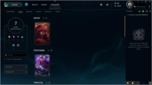 CONTA LEAGUE OF LEGENDS PLATINA 5! LOL