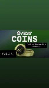 Coins fc 25 100k console ps4/5 Xbox/séries