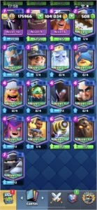 Conta Clash Royale, torre do rei nível 13