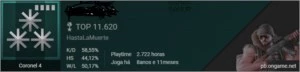 Conta point blank coronel 4 full dados PB