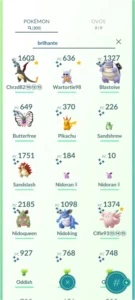 Conta Pokémon go lvl 40