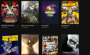 Conta da Epic Games com muitos jogos - Outros