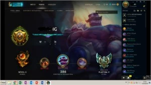 CONTA PLATINA - League of Legends LOL
