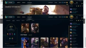 CONTA PLATINA - League of Legends LOL