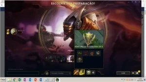 CONTA PLATINA - League of Legends LOL