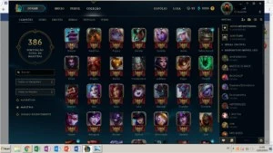 CONTA PLATINA - League of Legends LOL
