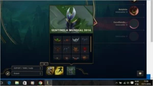 V CONTA D5 TODOS CHAMPS 354 SKINS BORDA D 18 PGS RUNA 60 ICN - League of Legends LOL