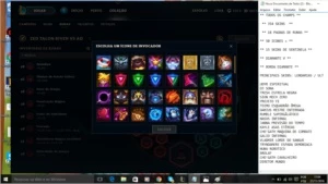 V CONTA D5 TODOS CHAMPS 354 SKINS BORDA D 18 PGS RUNA 60 ICN - League of Legends LOL