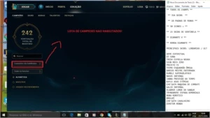 V CONTA D5 TODOS CHAMPS 354 SKINS BORDA D 18 PGS RUNA 60 ICN - League of Legends LOL