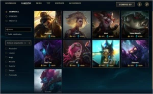 Vendo conta de lol com muitas skins - League of Legends