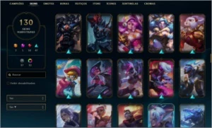 Vendo conta de lol com muitas skins - League of Legends