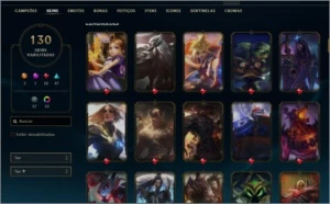 Vendo conta de lol com muitas skins - League of Legends