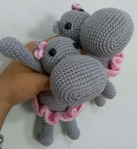 Amigurumi Hipofofa Bailarina - Artesanato e Personalizados