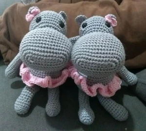 Amigurumi Hipofofa Bailarina - Artesanato e Personalizados