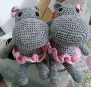 Amigurumi Hipofofa Bailarina - Artesanato e Personalizados