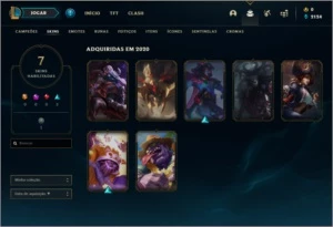 Conta prata 3 com 7 skins e 38 champs - League of Legends LOL
