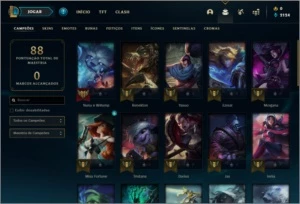 Conta prata 3 com 7 skins e 38 champs - League of Legends LOL
