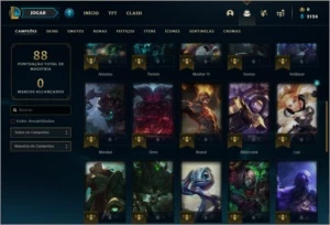 Conta prata 3 com 7 skins e 38 champs - League of Legends LOL