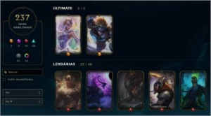 Conta LOL/D4/237 skins/32 skins de wards/ALL CHAMPS - League of Legends