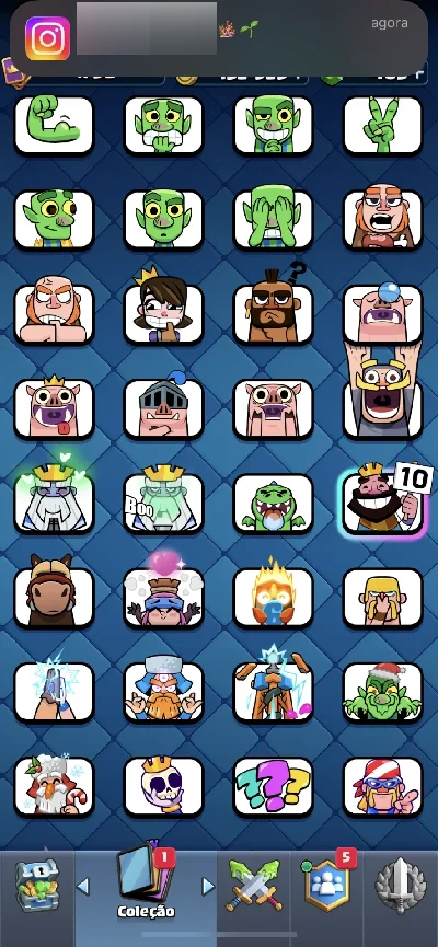Vendo minha conta - Clash Royale