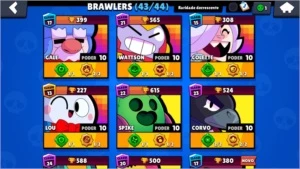 CONTA SEMI FULL BRAWL STARS