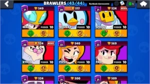 CONTA SEMI FULL BRAWL STARS