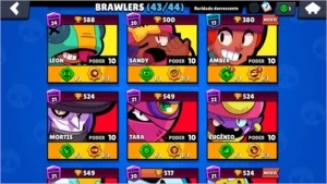 CONTA SEMI FULL BRAWL STARS