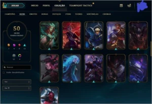 Conta LOL Diamante IV // Todos Os Dados // 50 skins !! - League of Legends