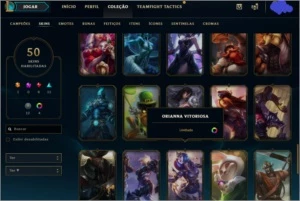 Conta LOL Diamante IV // Todos Os Dados // 50 skins !! - League of Legends