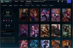 Conta LOL Diamante IV // Todos Os Dados // 50 skins !! - League of Legends
