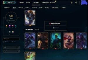 Conta LOL Diamante IV // Todos Os Dados // 50 skins !! - League of Legends
