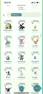 Conta Pokemon Go , nível 48, desde 2016 , venha conferir - Pokémon