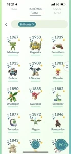 Conta Pokemon Go , nível 48, desde 2016 , venha conferir - Pokémon