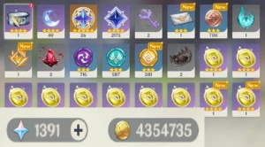 AR34, Raiden Shogun e Arma de Assinatura, Kamisato Ayato e++ - Genshin Impact