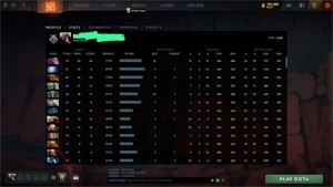 Vendo conta de DOTA2 immortal 6.350 mmr e 10k behavior - DOTA 2