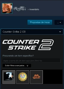 Counter Strike 2 com Prime e 1.291 horas jogadas - Steam